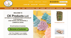 Desktop Screenshot of ckproducts.com